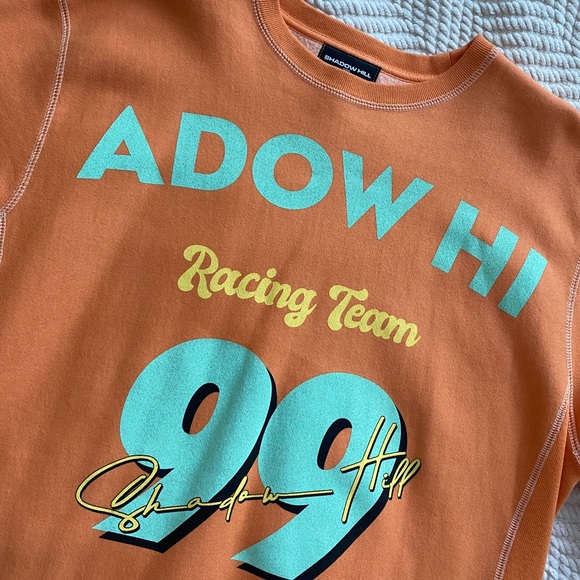 SHADOW HILL ICY PEACH RACING CREWNECK - Picture 4 of 5